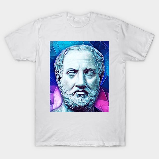 Thucydides Snowy Portrait | Thucydides Artwork 13 T-Shirt by JustLit